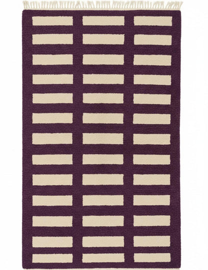 Custom Grid Moroccan Wool Rug - Forma 37