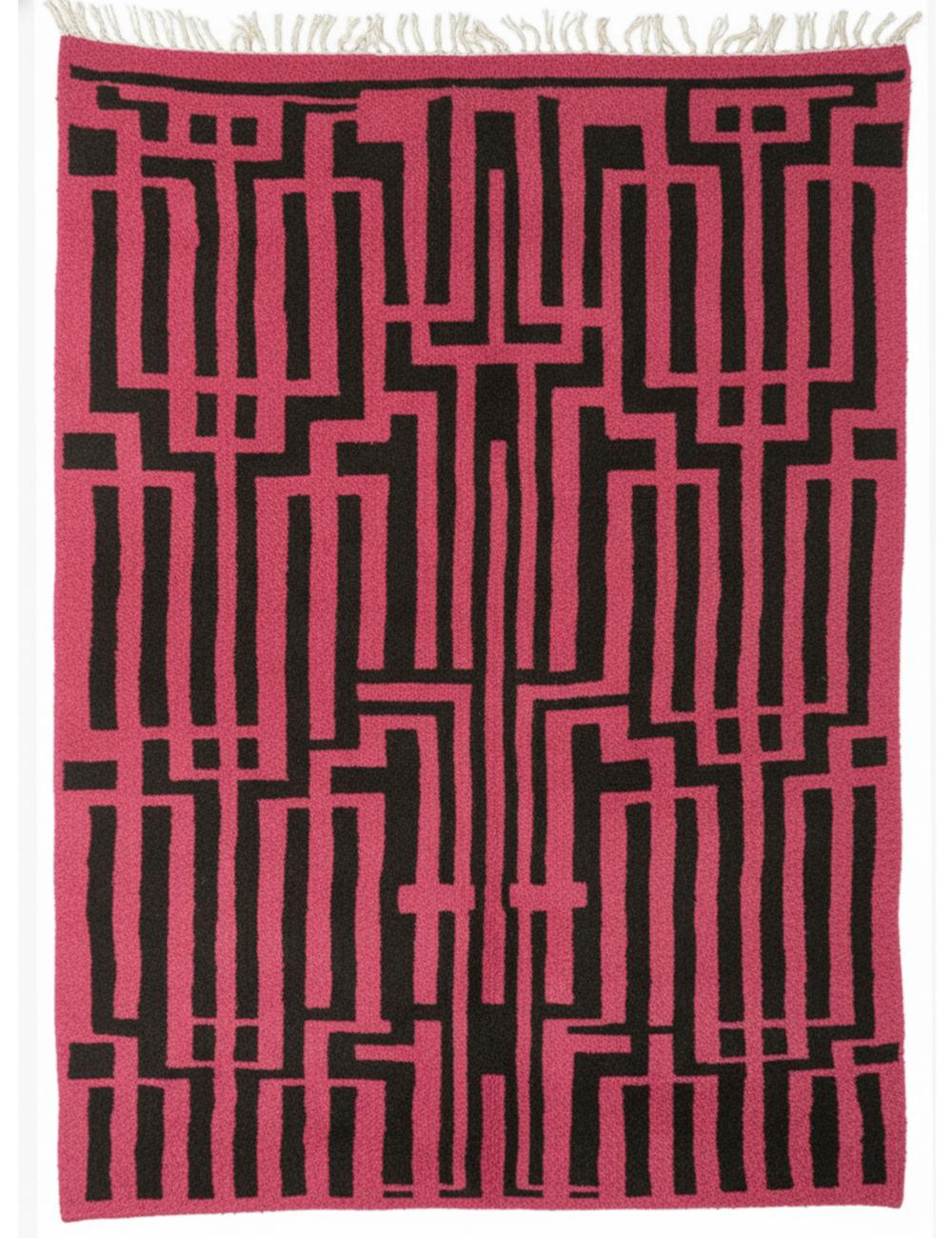 Custom Geometric Moroccan Wool Rug - Forma 36
