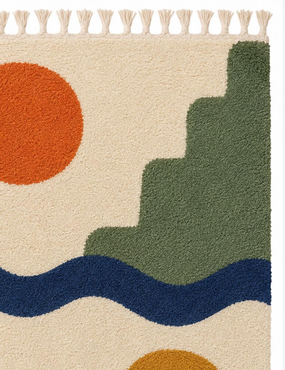 Custom Colorful Moroccan Rug - Forma 12