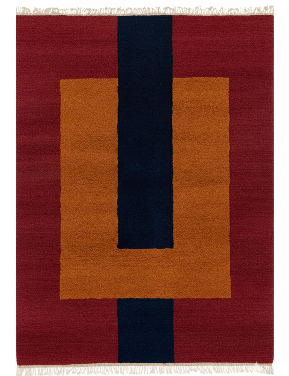 Custom Abstract Geometric Moroccan Rug - forma 69