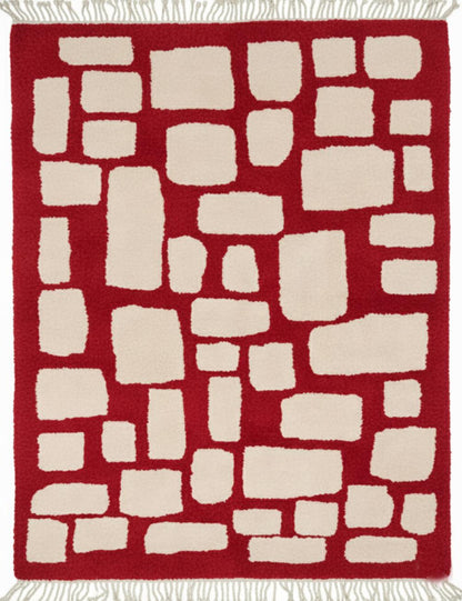Geometric Beni Mrirt Moroccan Rug