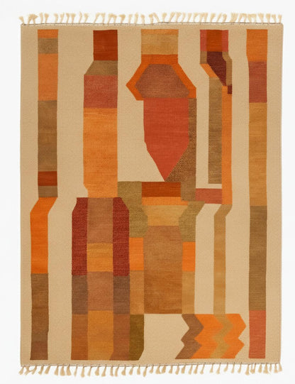 Abstract Beni Mrirt Moroccan Rug - forma 105
