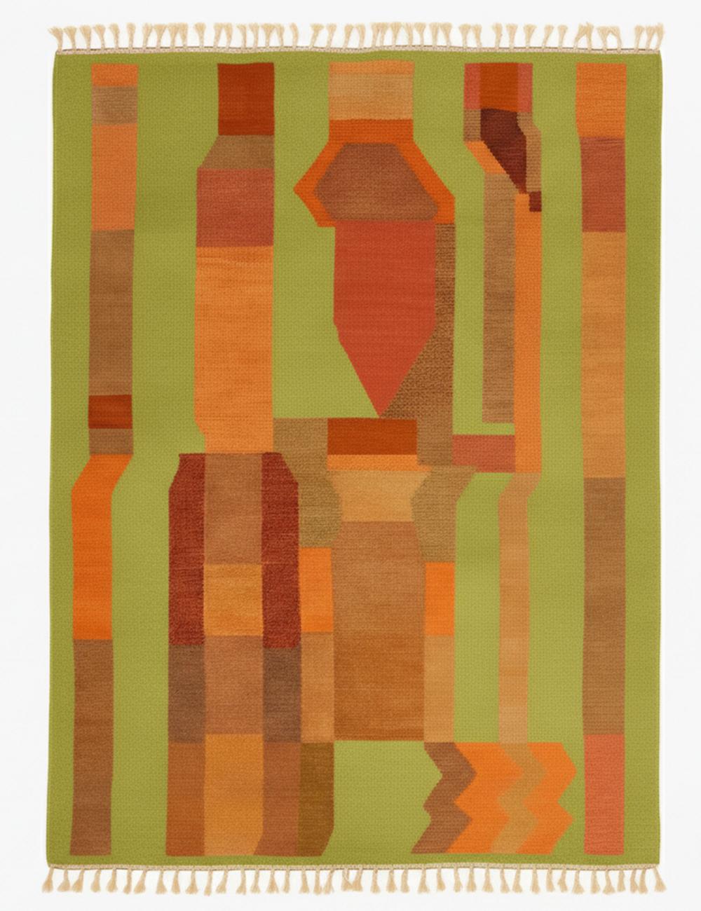 Abstract Beni Mrirt Moroccan Rug - forma 105