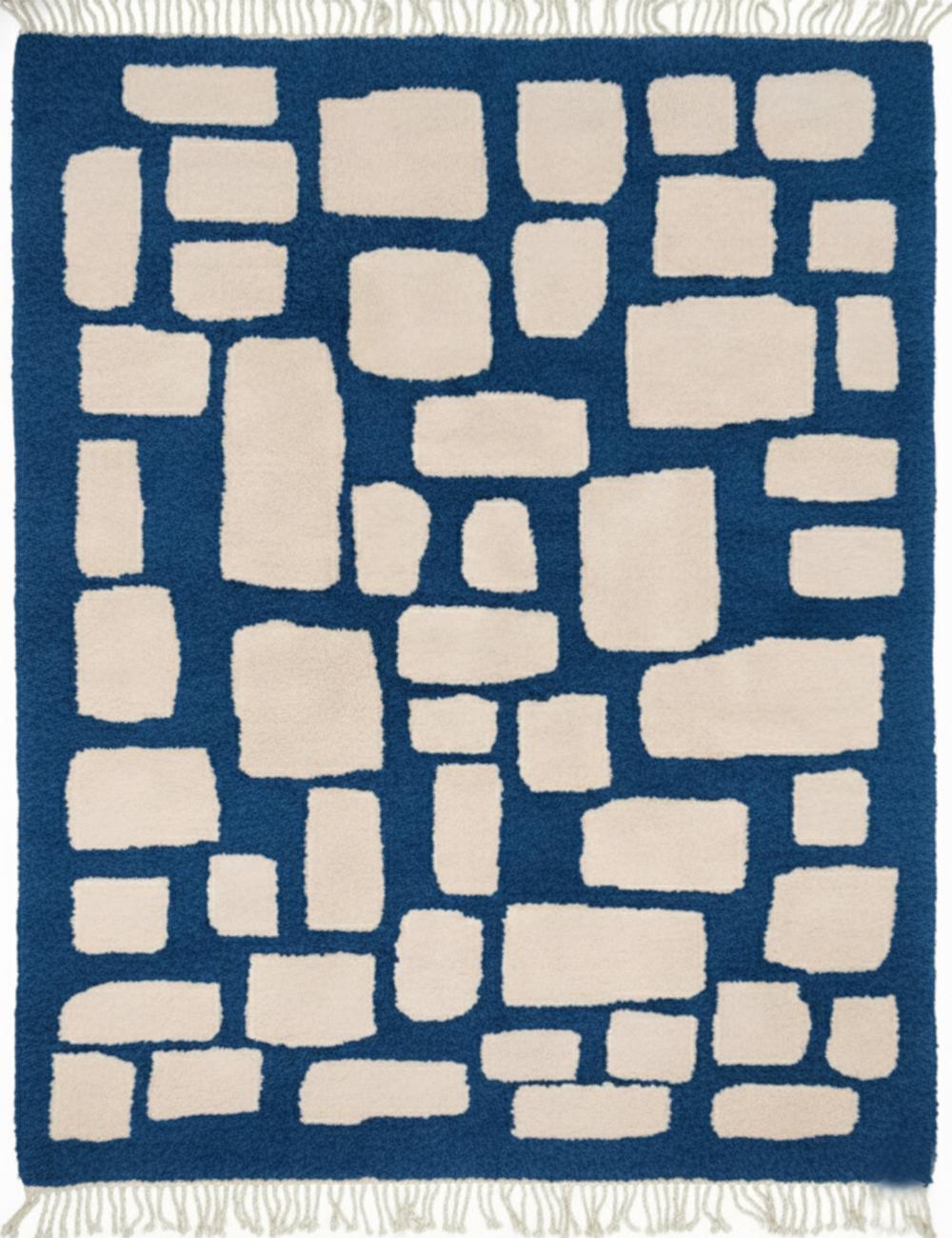Geometric Beni Mrirt Moroccan Rug
