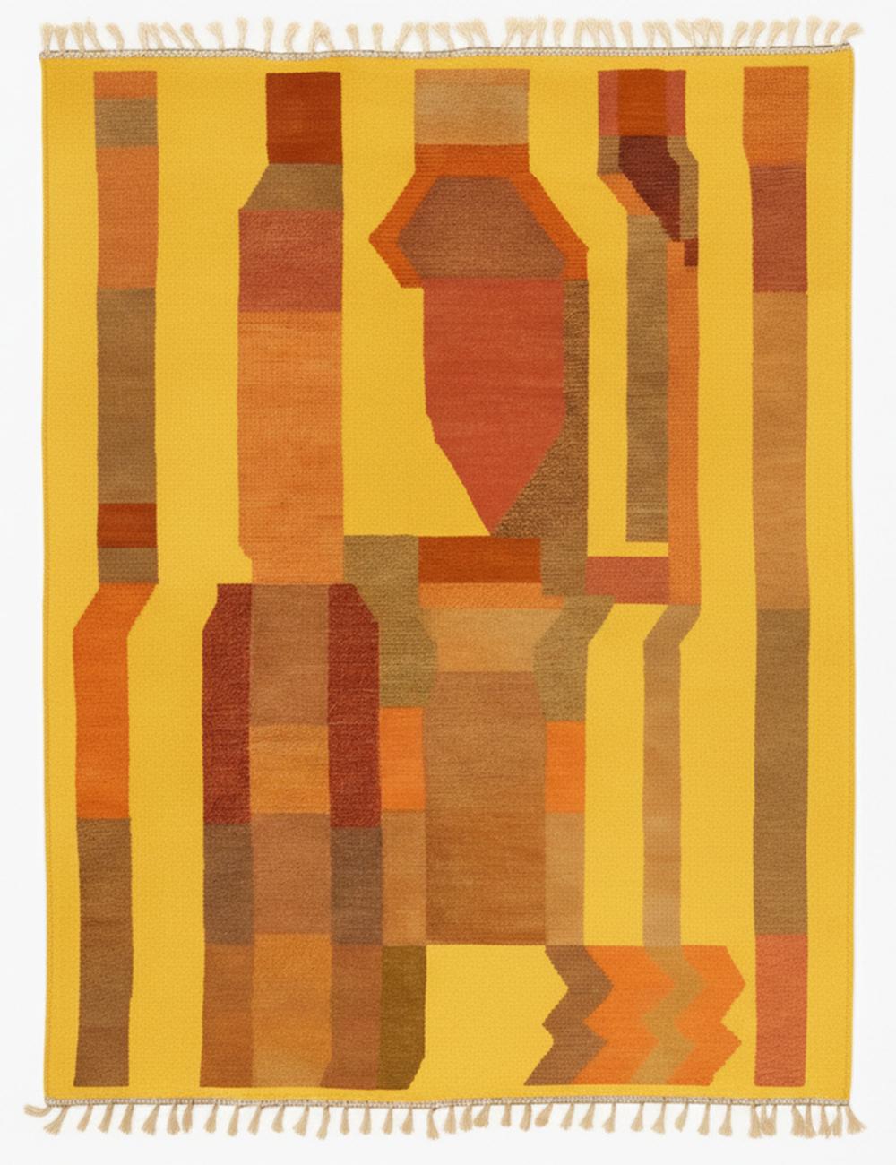 Abstract Beni Mrirt Moroccan Rug - forma 105