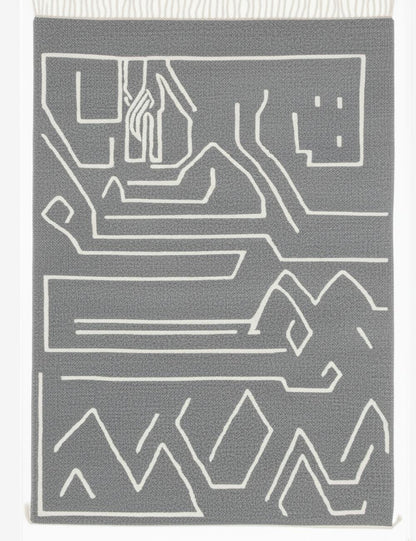 Custom Abstract Moroccan Rug - Forma 59