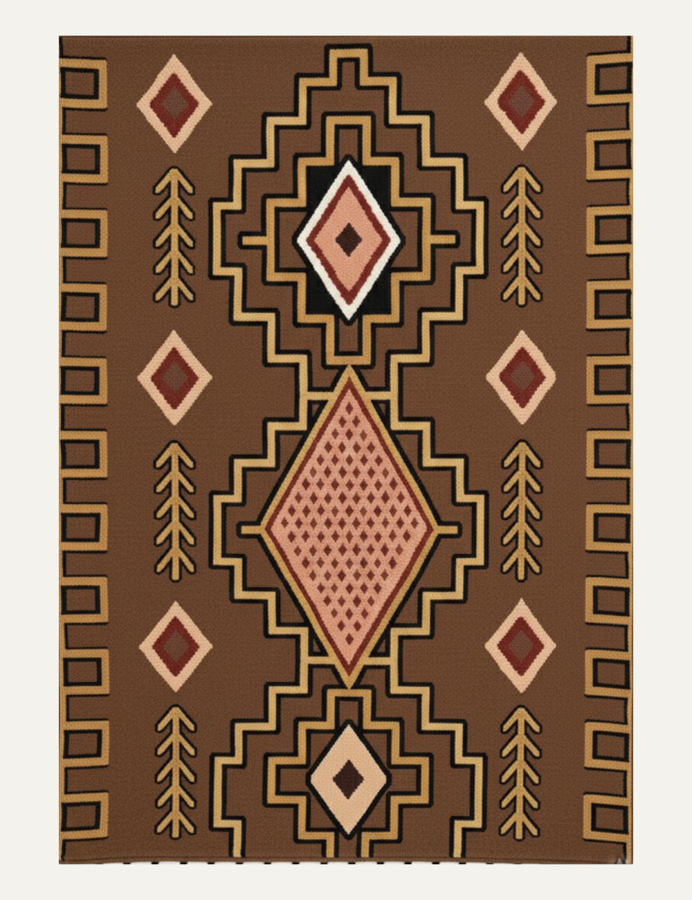 Custom Handmade Tribal Berber Rug - Esmeralda 15