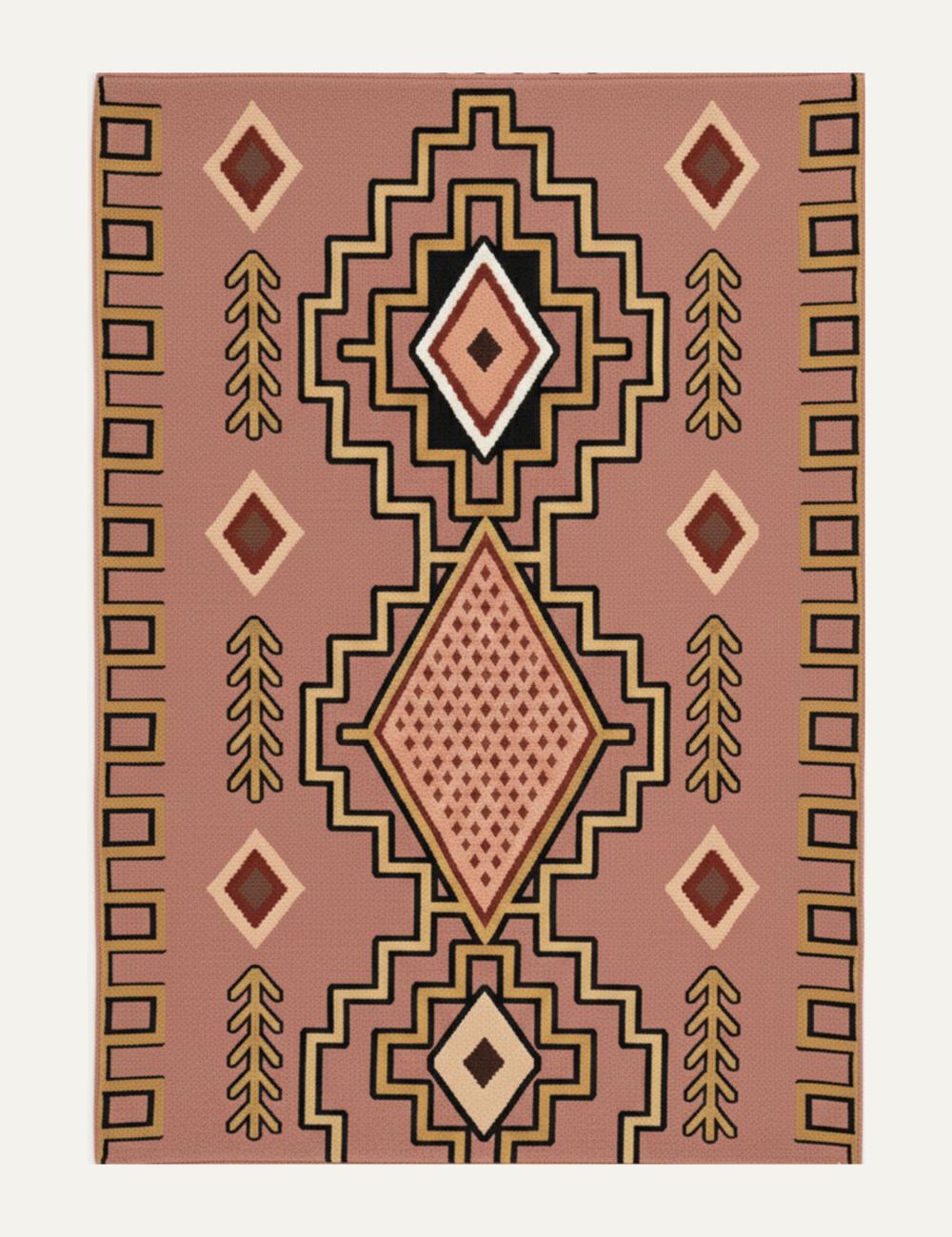 Custom Handmade Tribal Berber Rug - Esmeralda 15