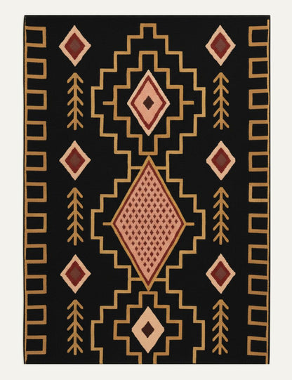 Custom Handmade Tribal Berber Rug - Esmeralda 15