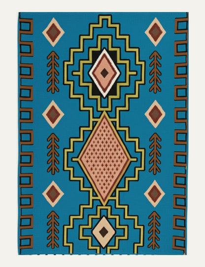 Custom Handmade Tribal Berber Rug - Esmeralda 15