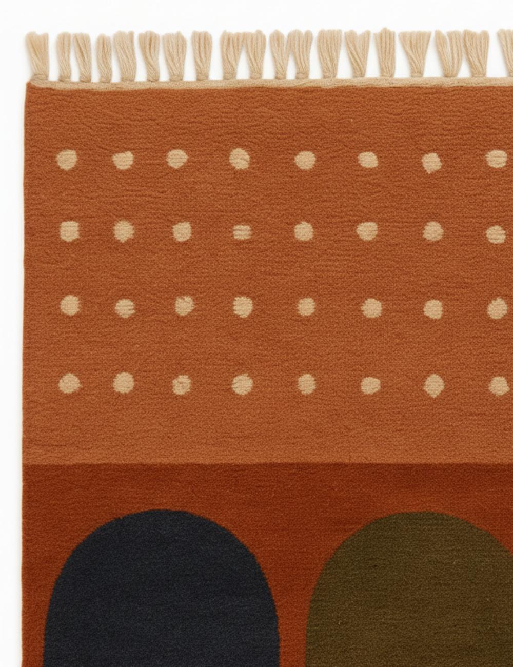Earth Tone Beni Mrirt Moroccan Rug - Echoes Of Love 62
