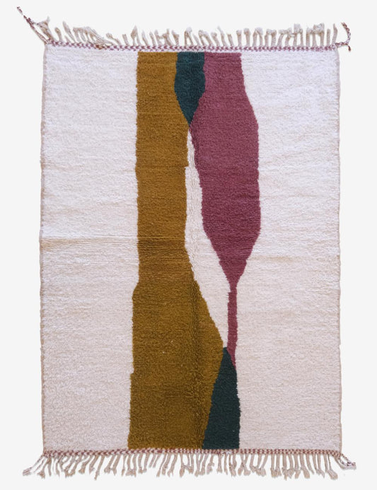 Handwoven Moroccan Berber Rug 7.7 x 5.7 ft / 235 x 175 cm