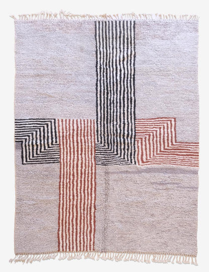 Handwoven Moroccan Contemporary Rug 11.3 x 8.1 ft / 343 x 248 cm - Surcoma