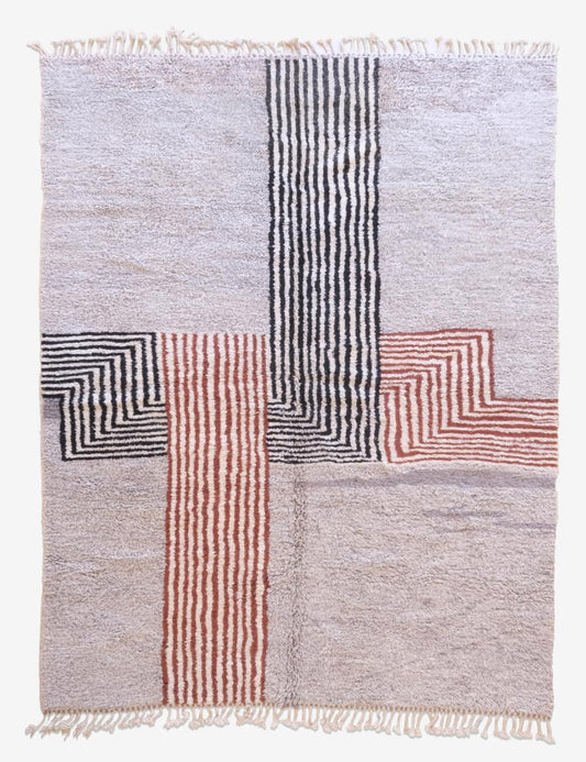 Handwoven Moroccan Contemporary Rug 11.3 x 8.1 ft / 343 x 248 cm
