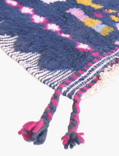 Moroccan Handknotted Runner Rug 17.1 x 4 ft / 520 x 124 cm - Surcoma