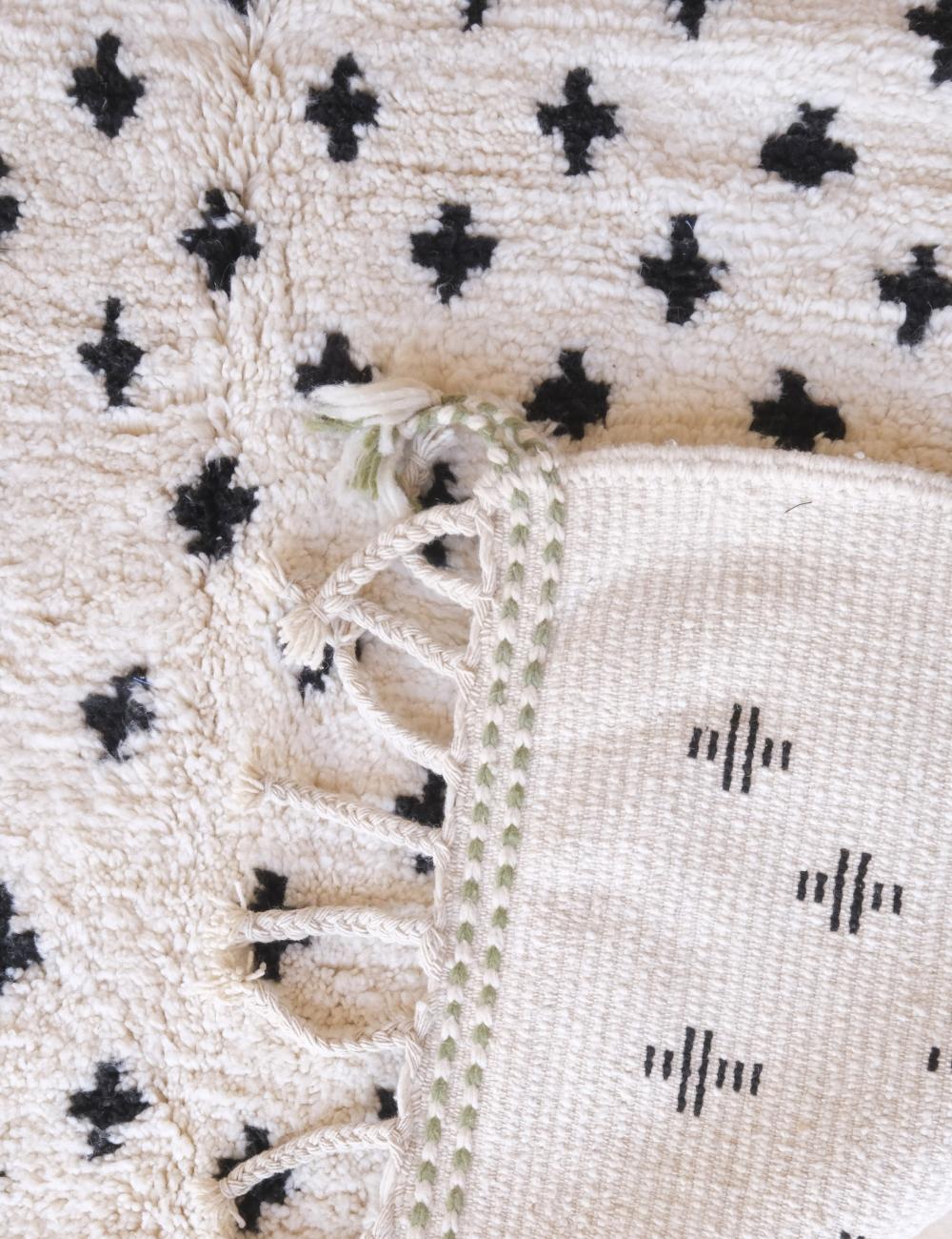 Olive-Green Moroccan Custom Rug - Echoes Of Love 26