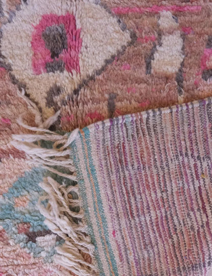 Moroccan Handknotted Berber Rug 6 x 4.5 ft / 182 x 138 cm - Surcoma