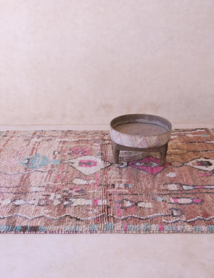 Moroccan Handknotted Berber Rug 6 x 4.5 ft / 182 x 138 cm - Surcoma