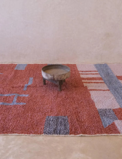 Moroccan Handknotted Wool Rug 10 x 6.6 ft / 304 x 203 cm - Surcoma