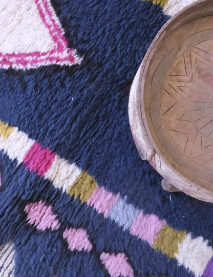 Moroccan Handknotted Runner Rug 17.1 x 4 ft / 520 x 124 cm - Surcoma