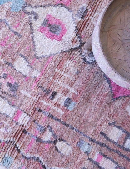 Moroccan Handknotted Berber Rug 6 x 4.5 ft / 182 x 138 cm - Surcoma