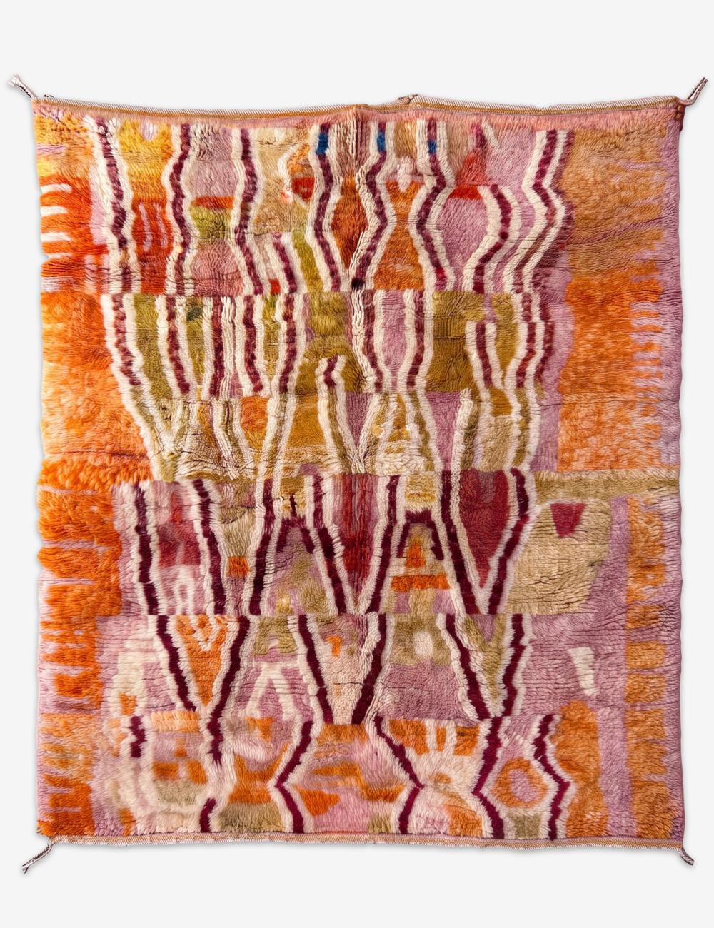 Colorful Beni Mrirt Moroccan Rug - Echoes Of Love 68