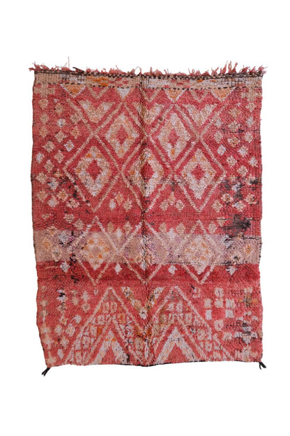 Moroccan Berber Marmoucha Rug 5.2 x 3.9 ft / 160 x 120 cm - Surcoma