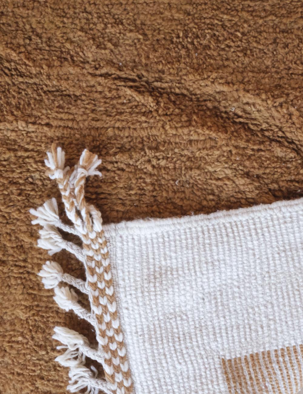 Custom Brown Modern Moroccan Rug - Forma 84