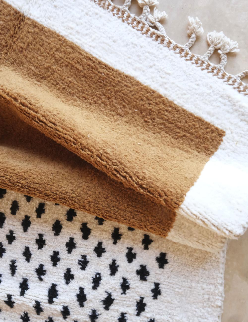 Custom Brown Modern Moroccan Rug - Forma 84