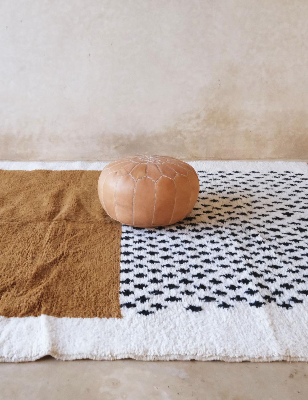 Custom Brown Modern Moroccan Rug - Forma 84
