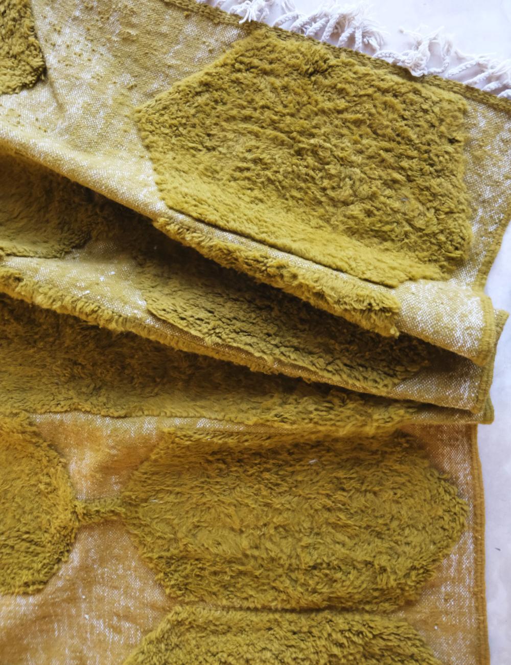 Moroccan Handwoven Wool Rug 9.3 x 8.1 ft / 284 x 248 cm