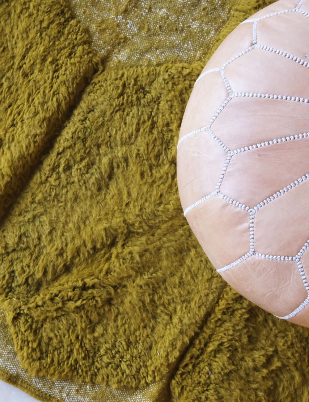 Moroccan Handwoven Wool Rug 9.3 x 8.1 ft / 284 x 248 cm