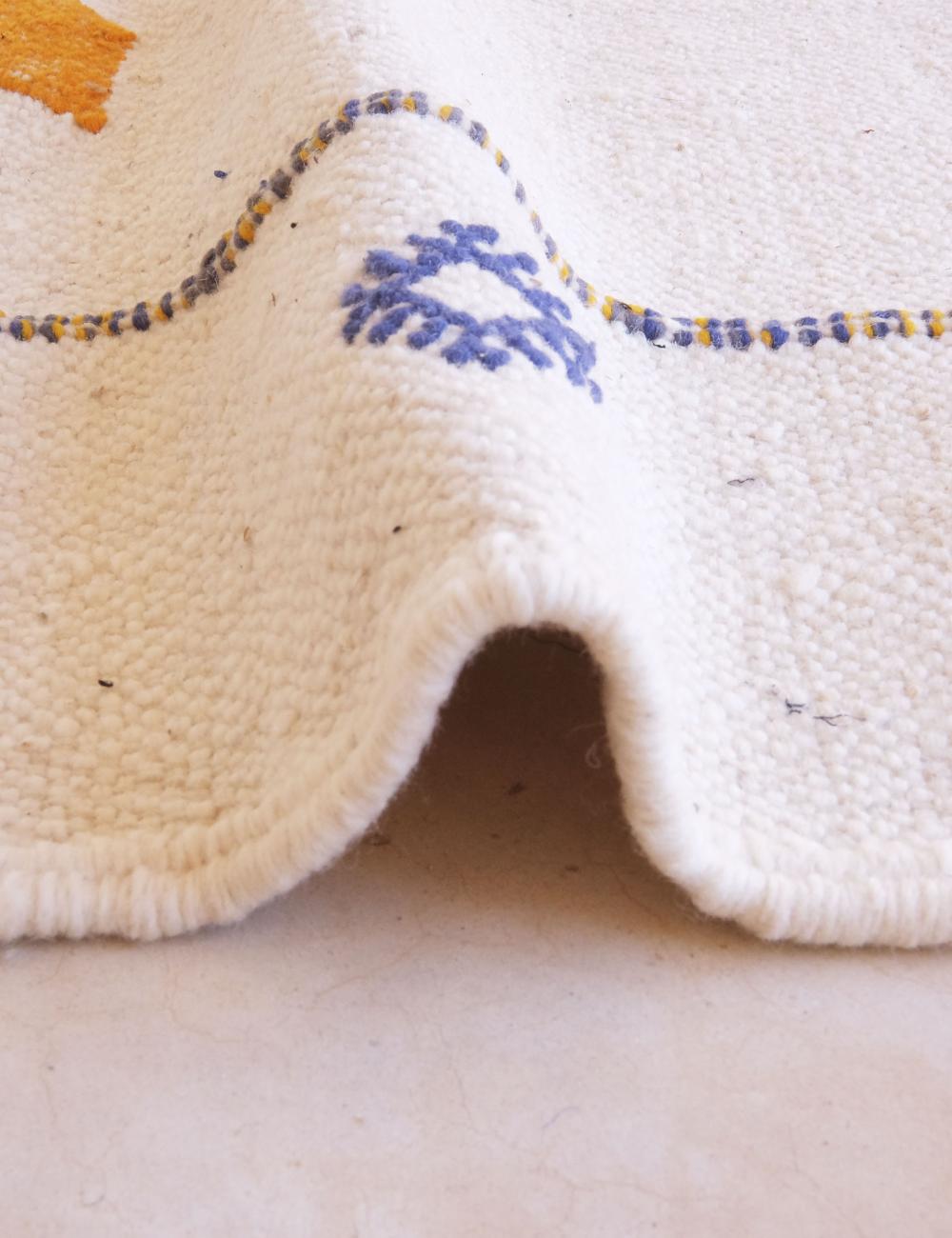 Moroccan Kilim Wool Rug 10.3 x 6.6 ft / 313 x 202 cm