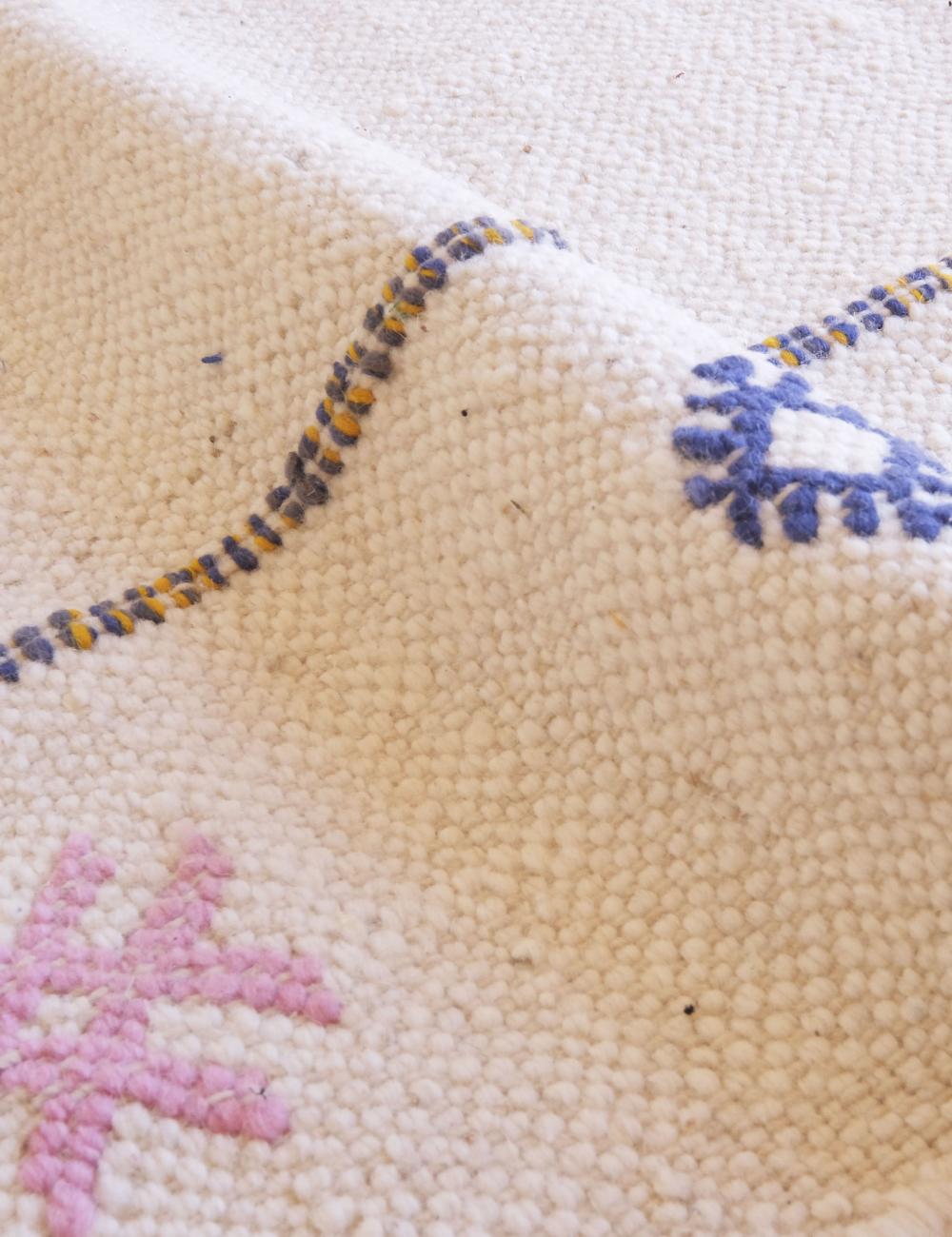 Moroccan Kilim Wool Rug 10.3 x 6.6 ft / 313 x 202 cm