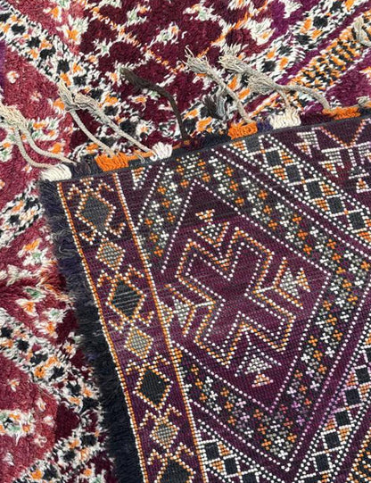 Highly Collectible Handwoven Berber Wool Rug 12.3 x 6.7 ft / 375 x 207 cm