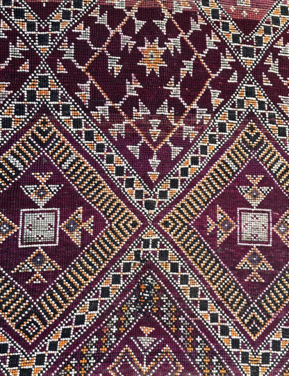 Highly Collectible Handwoven Berber Wool Rug 12.3 x 6.7 ft / 375 x 207 cm