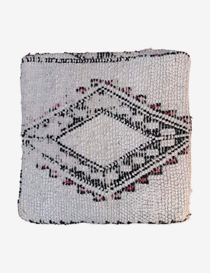 Moroccan Marmoucha Square Wool Pouf - Surcoma
