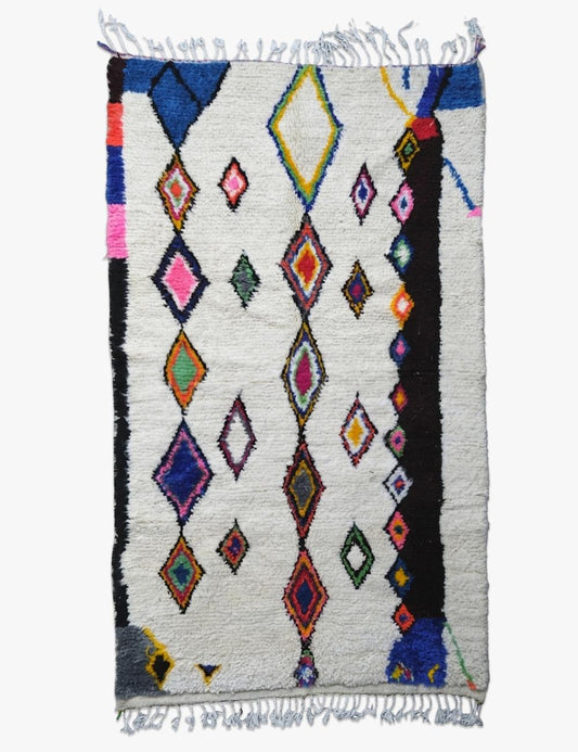 Vintage Azilal Rug 8 x 4.5 ft / 245 x 140 cm