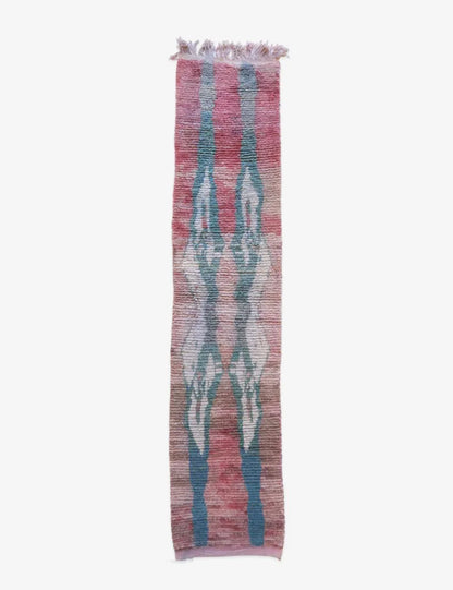 Moroccan Modern Boujad Hallway Runner Rug 11.8 x 2.6 ft / 360 x 82 cm - Surcoma