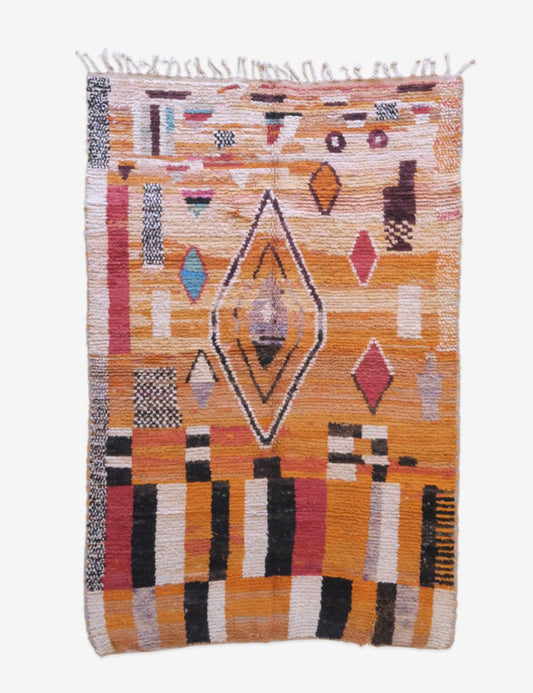 Moroccan Modern Boujad Wool Rug 8.4 x 5.4 ft / 257 x 167 cm