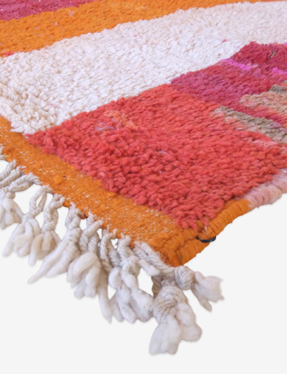 Colorful Moroccan Modern Wool Rug 8.8 x 5.6 ft / 269 x 171 cm