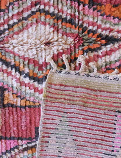 Moroccan Red Boujad Wool Rug 9.6 x 6.9 ft / 294 x 211 cm - Surcoma