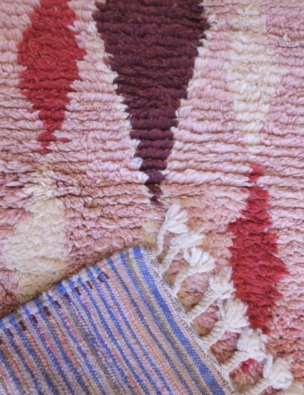 Moroccan Modern Boujad Runner Rug 12.5 x 2.5 ft / 382 x 79 cm