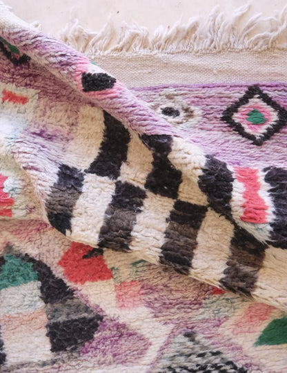 Moroccan Modern Boujad Wool Rug 8.4 x 5.2 ft / 255 x 161 cm - Surcoma