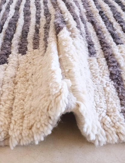 Moroccan Modern Boujad Wool Rug 9.7 x 6.9 ft / 296 x 211 cm - Surcoma