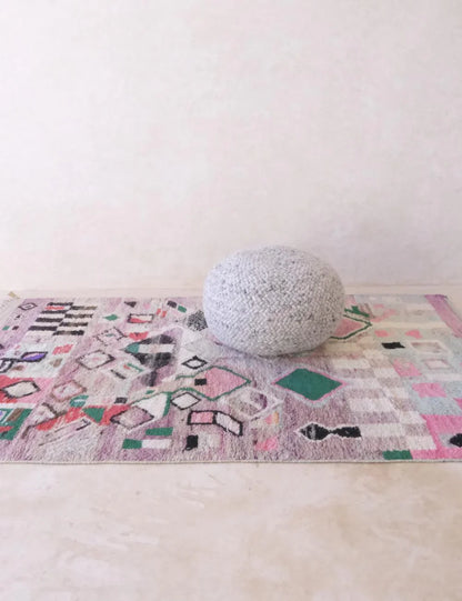 Moroccan Modern Boujad Wool Rug 8.4 x 5.2 ft / 255 x 161 cm - Surcoma