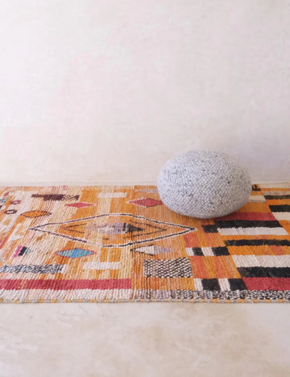 Moroccan Modern Boujad Wool Rug 8.4 x 5.4 ft / 257 x 167 cm - Surcoma