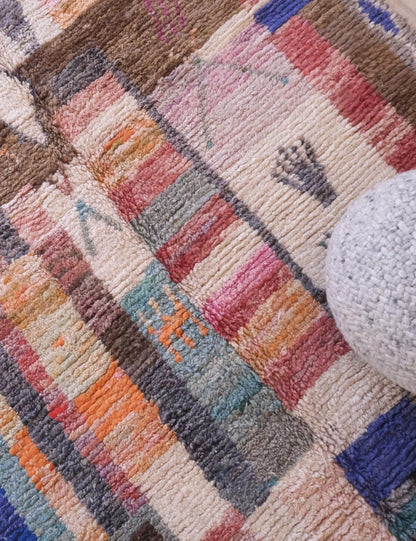 Moroccan Modern Boujad Wool Rug 9.6 x 8.3 ft / 294 x 254 cm - Surcoma