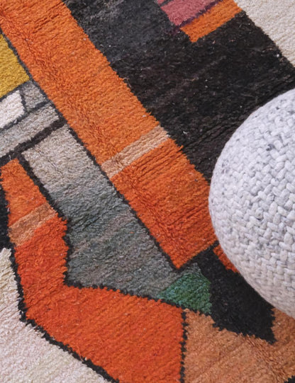 Moroccan Modern Boujad Wool Rug 9.8 x 6.7 ft / 300 x 206 cm - Surcoma