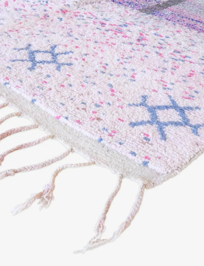 Moroccan Modern Pastel Wool Rug 9.3 x 5.6 ft / 284 x 172 cm - Surcoma